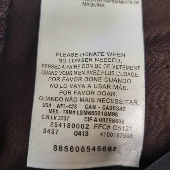 Dockers chino cotton brown straight leg pants size 4M NWOT - Picture 10 of 10